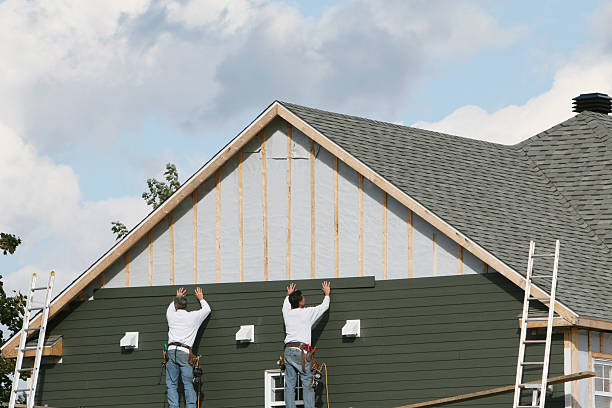 Professional Emergency Siding Repair technician working in Rector, PA